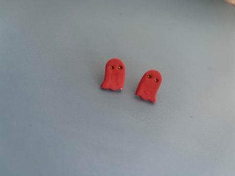 Pink Ghostie Earrings