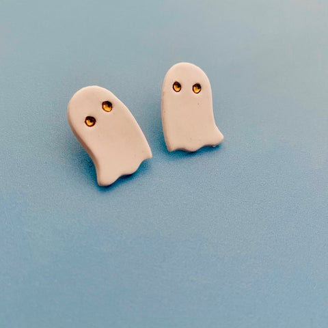 White Ghostie Earrings