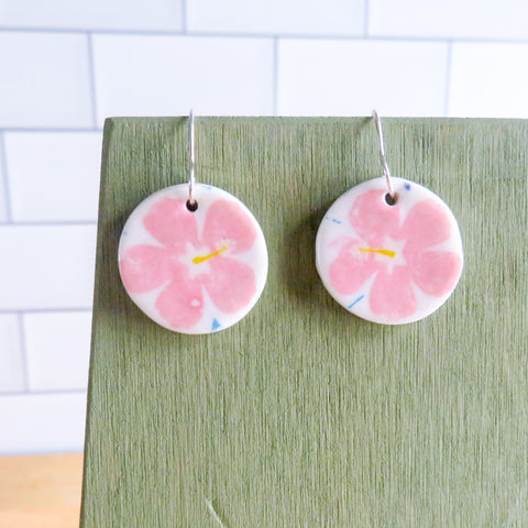 Tropical Flower Earrings