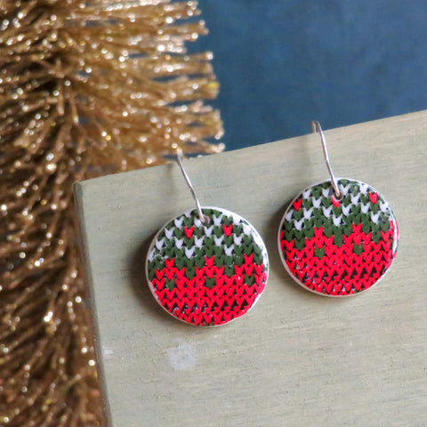 Holiday Knits in Red and Green