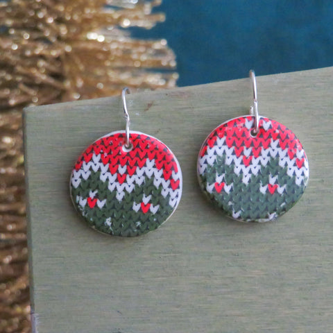 Holiday Knits in Red and Green