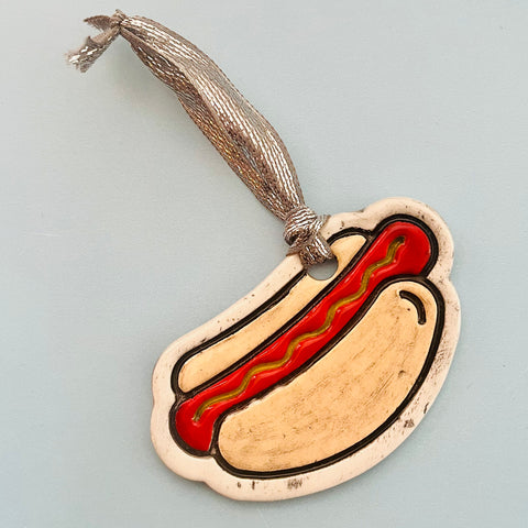 Hot Dog Ornament Preorder