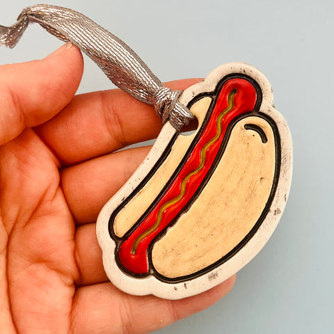 Hot Dog Ornament Preorder