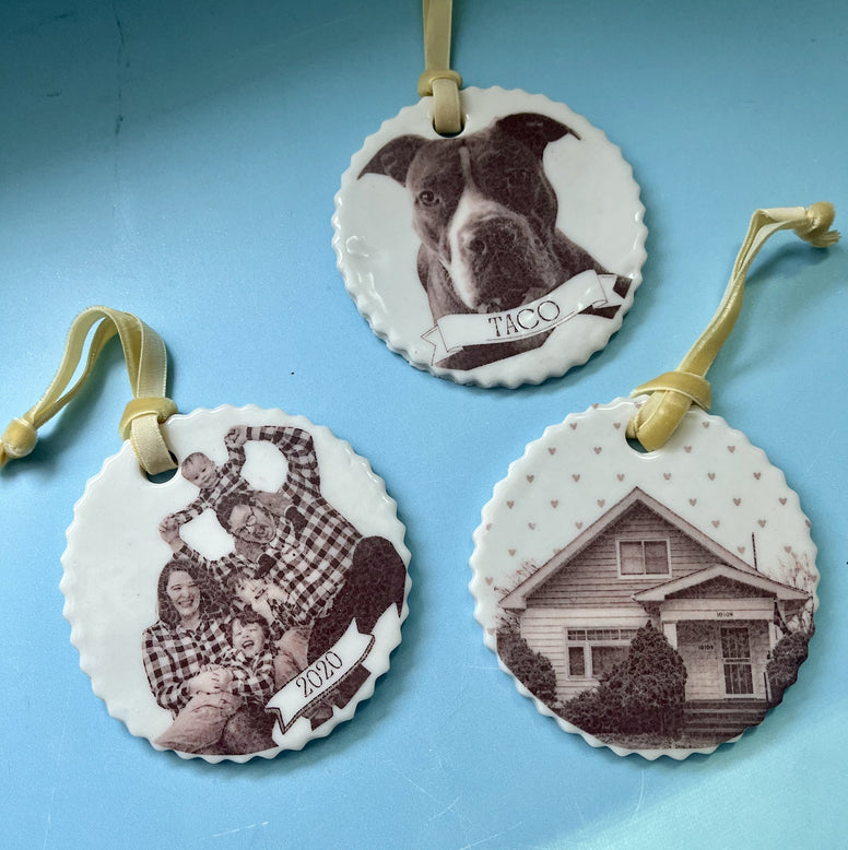 PRORDER  - Custom Photo Ornament