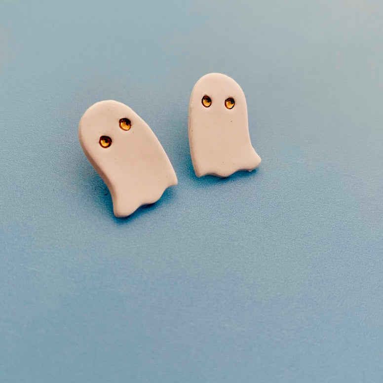 White Ghostie Earrings