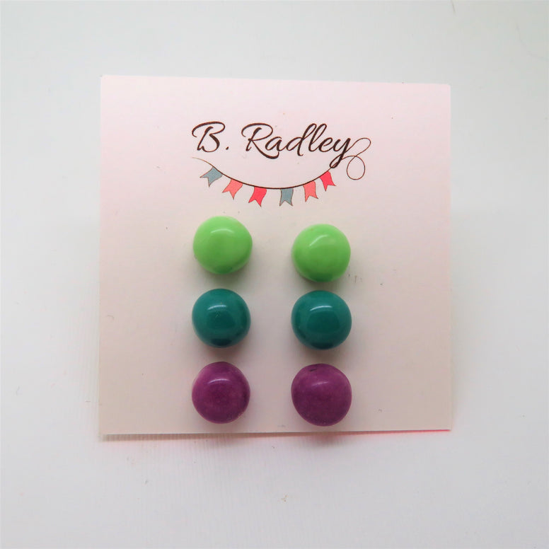Dome Earring 3 Pack
