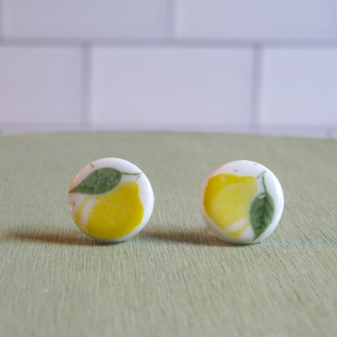 Lemon Slice Earrings