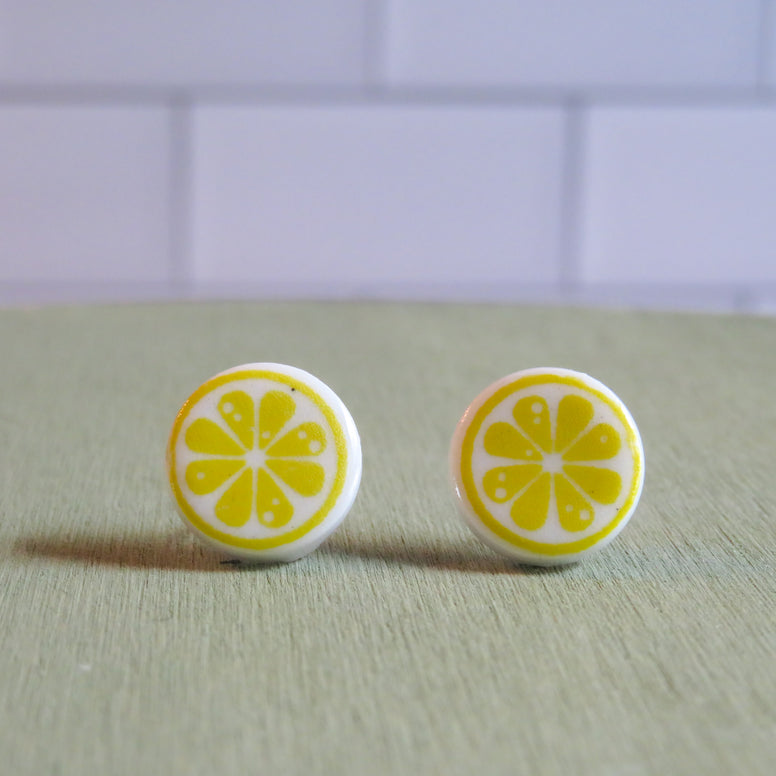 Lemon Slice Earrings
