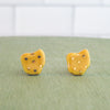 Ohio Gold Polka Dot Earrings