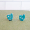 Ohio Silver Polka Dot Earrings