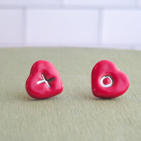 PREORDER Heart XO Earrings