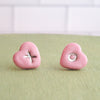 Heart XO Earrings in Silver