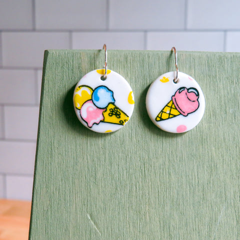 Ice Cream Cone Earrings