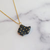 Ohio Large Polka Dot Gold Necklace